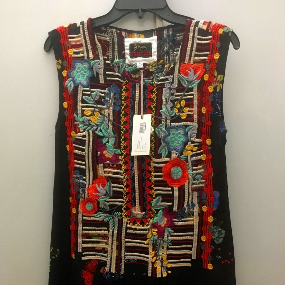 Johnny Was Bracciana Silk Dress